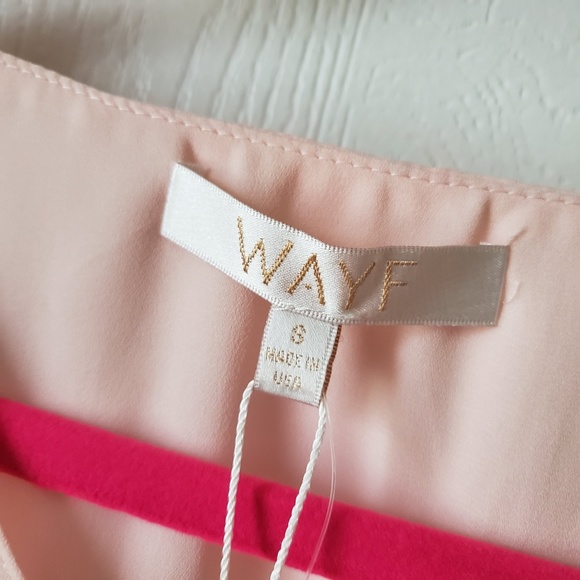 WAYF Long Sleeve Chiffon Blouse - Picture 6 of 7